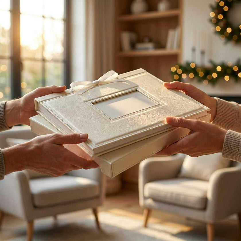 Handmade Eco-Friendly Wedding Album / Scrapbook