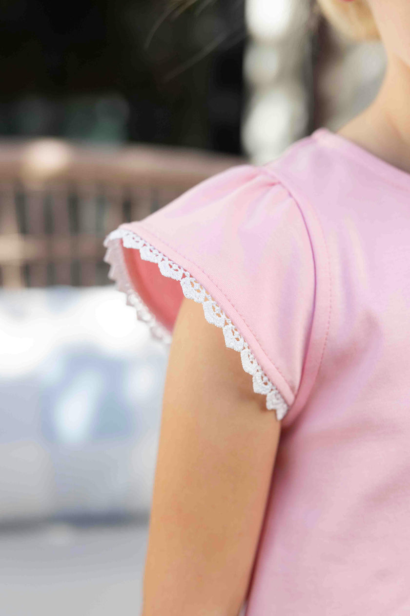 Knit Top With Flowers