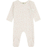 Floral Printed Wrap Footie, Girls