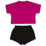 ICEBERG Pink T-shirt and Shorts Set