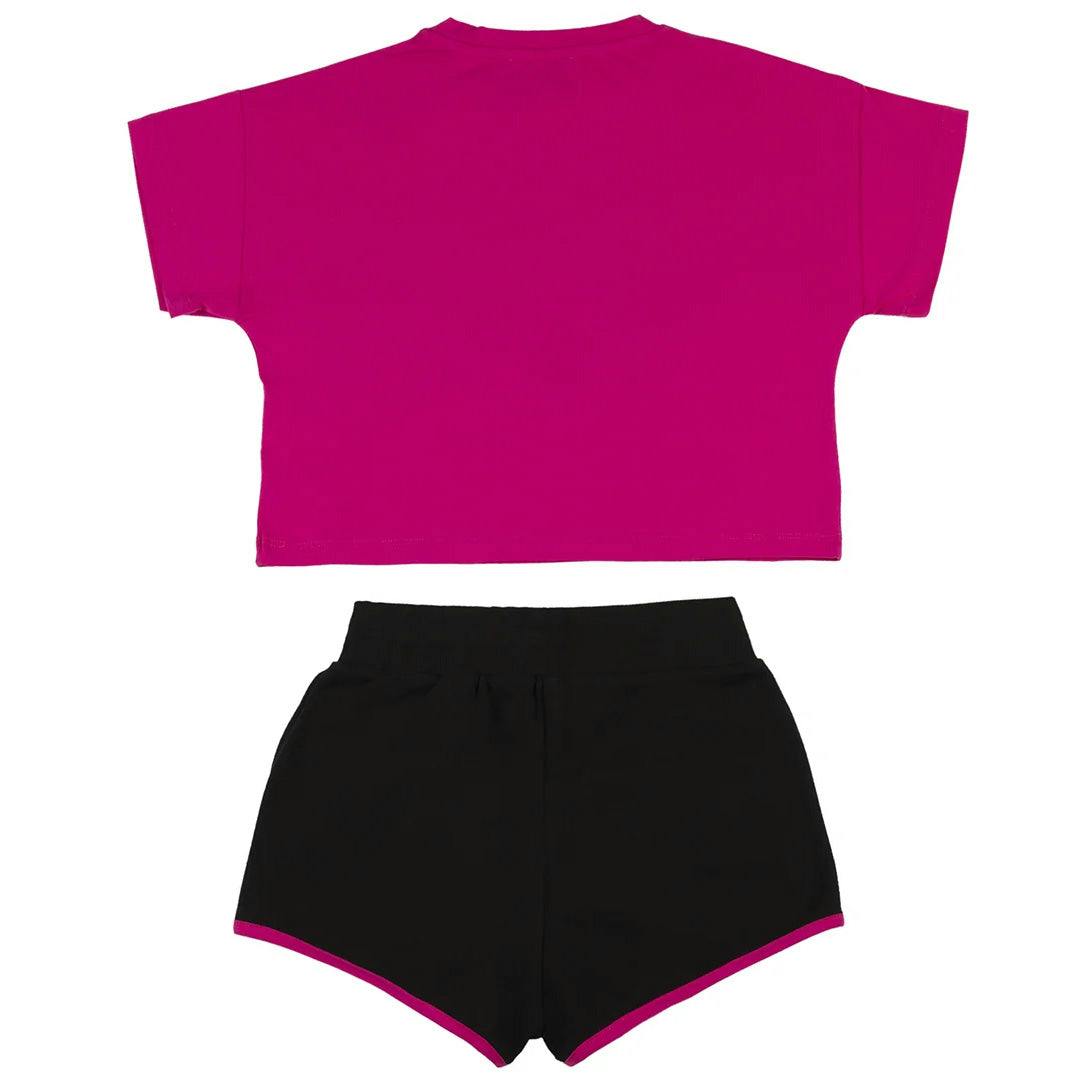 ICEBERG Pink T-shirt and Shorts Set