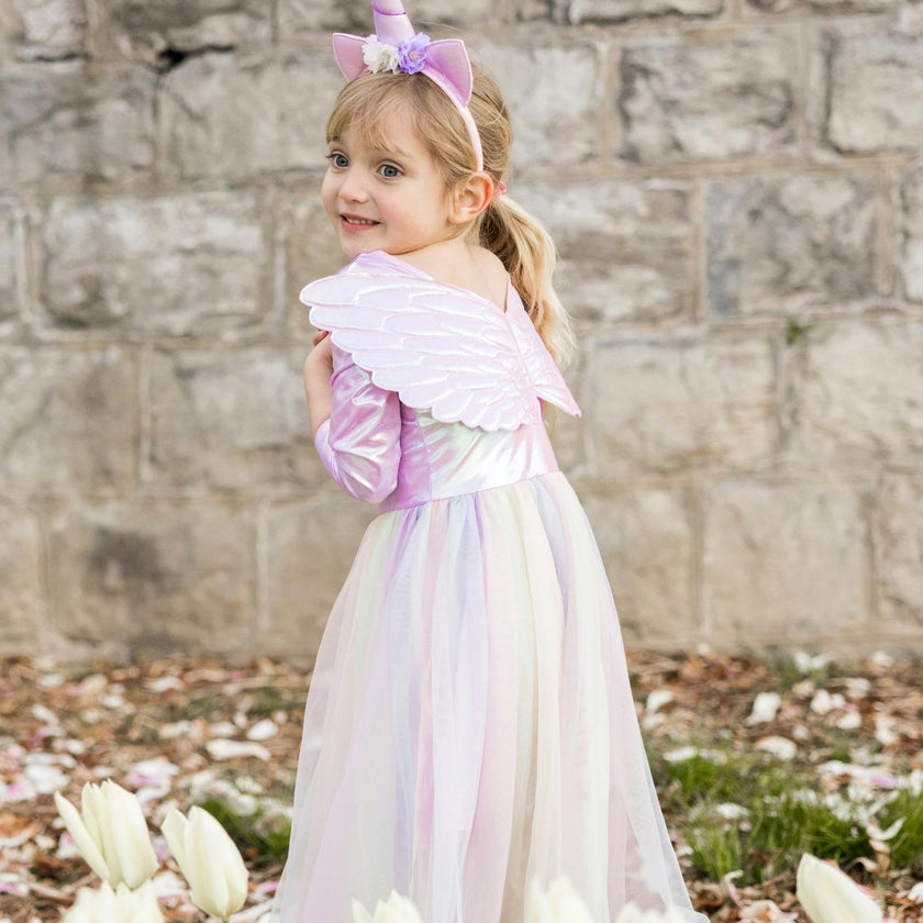 Alicorn Dress with Wings & Headband