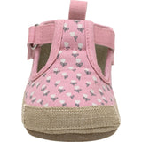 Tulips Blush Canvas Espadrille First Kick