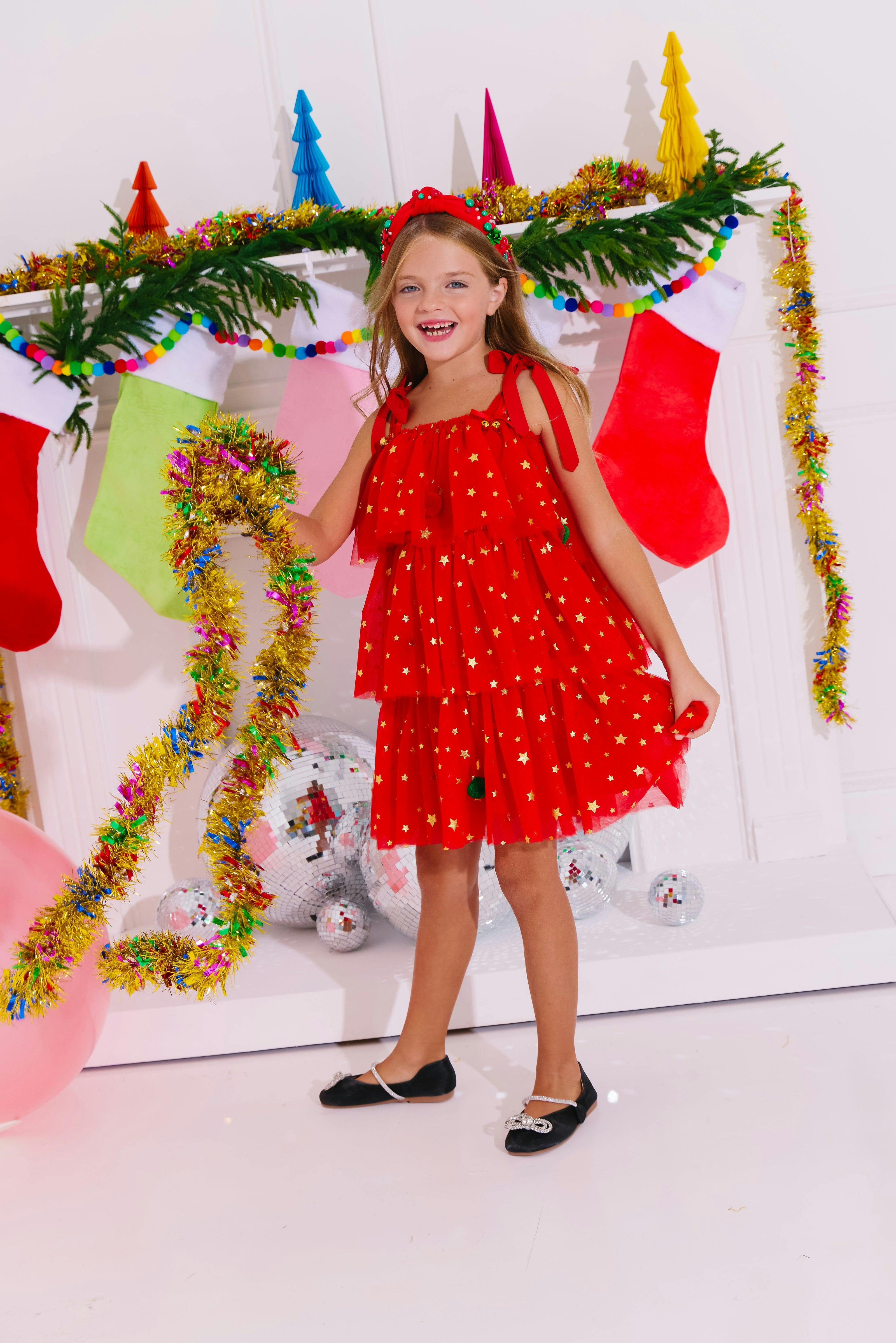 Christmas Starry Tulle Dress