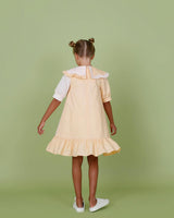 Lily dress (cantaloupe/blush pink)