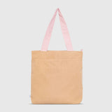 Color Block Tote – Corduroy & Sherpa Bag with Double Pockets + Cozy Coin Purse, Curry