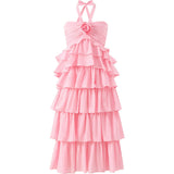 Ellie Cotton Frill Maxi Dress