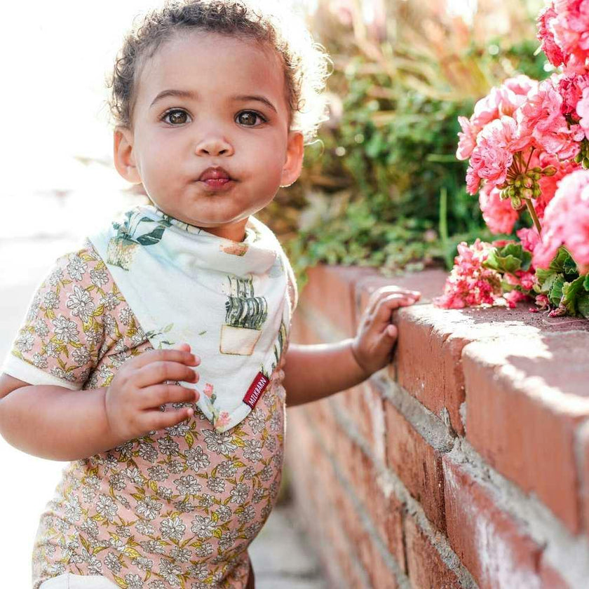 Owl Bamboo Three-Layer Kerchief Bib