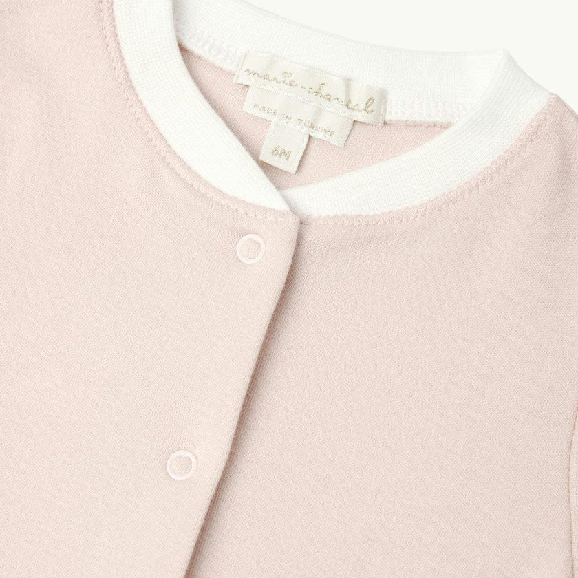 Dalton Stripe Romper 2 Piece Set - Pink