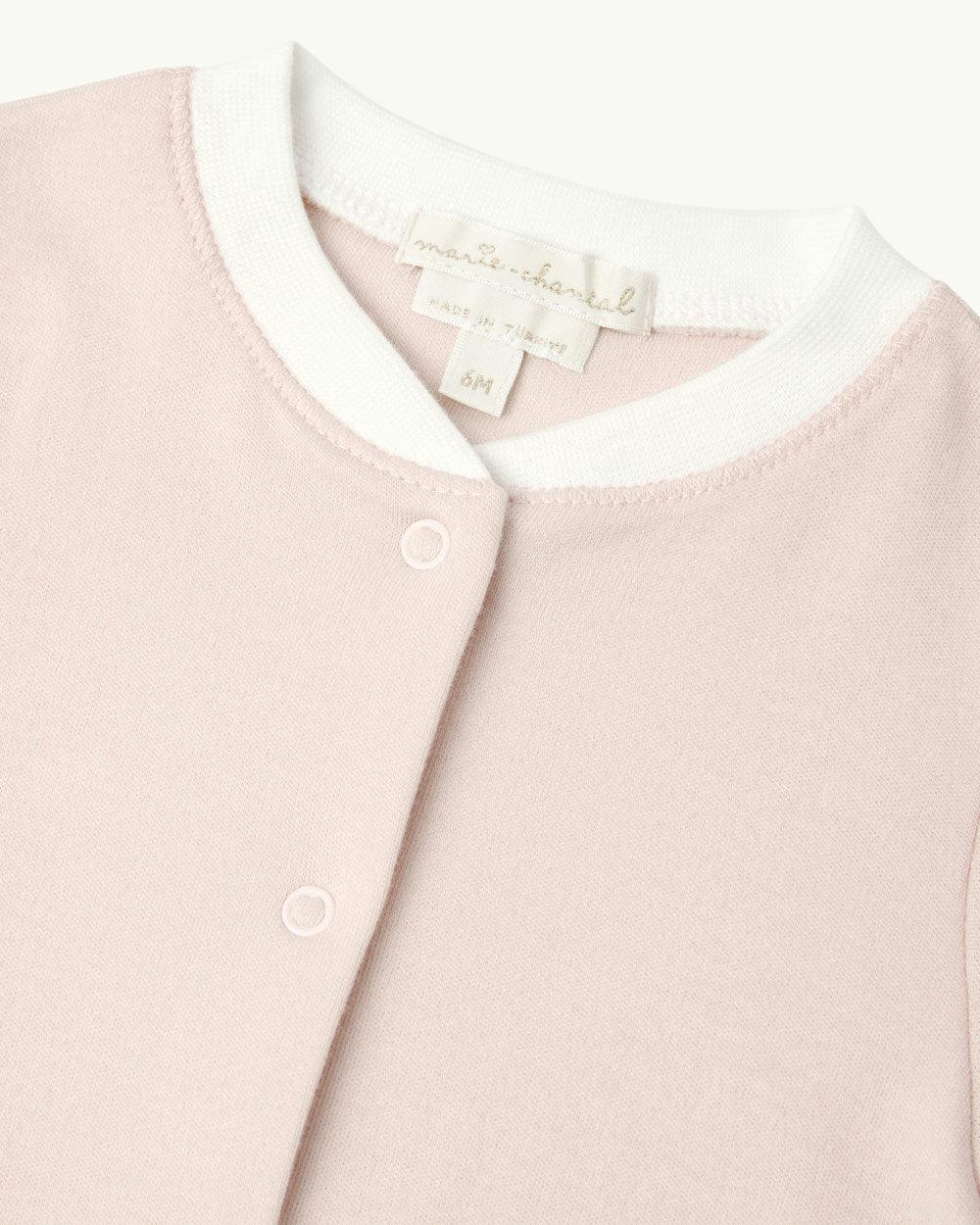 Dalton Stripe Romper 2 Piece Set - Pink