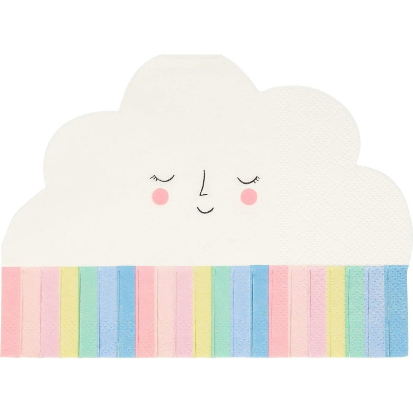 Rainbow Sun Cloud Napkins
