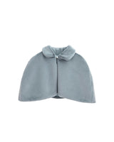 Blue Faux Fur Cape