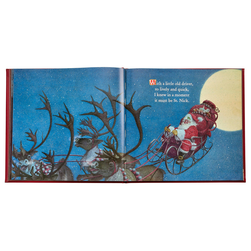 The Night Before Christmas Leather Bound Classic Children's Book