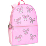 Pink Glitter Bows Backpack