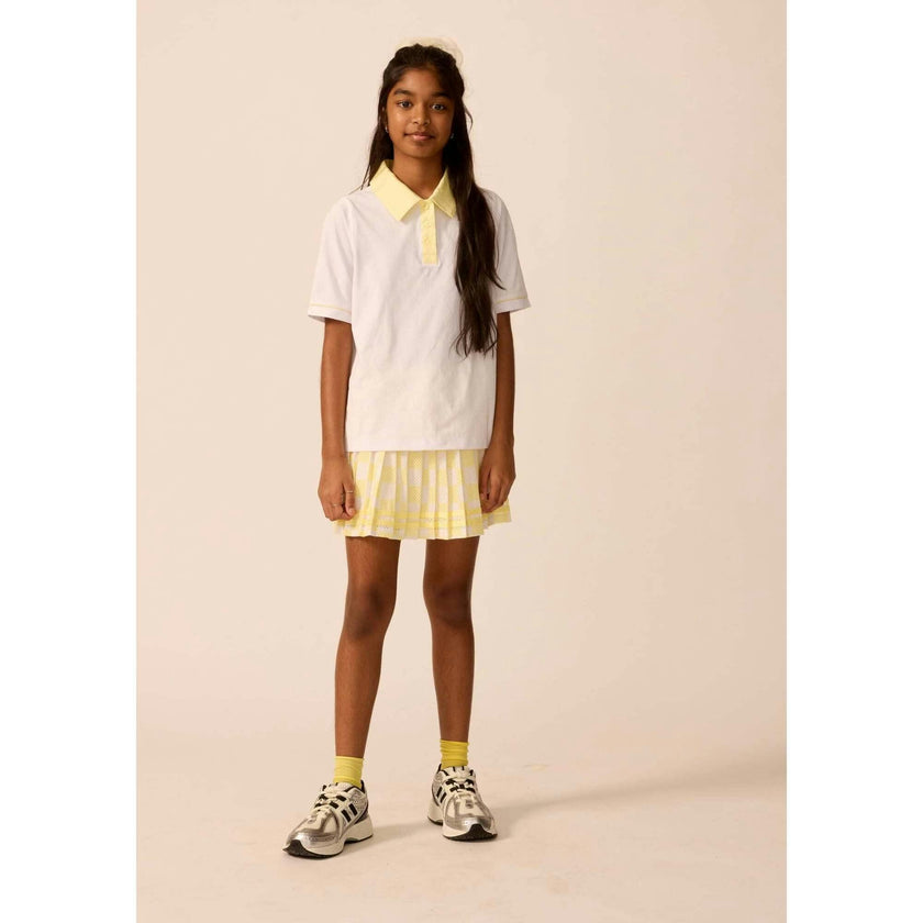 Tech Play Polo in Lemonade Trim