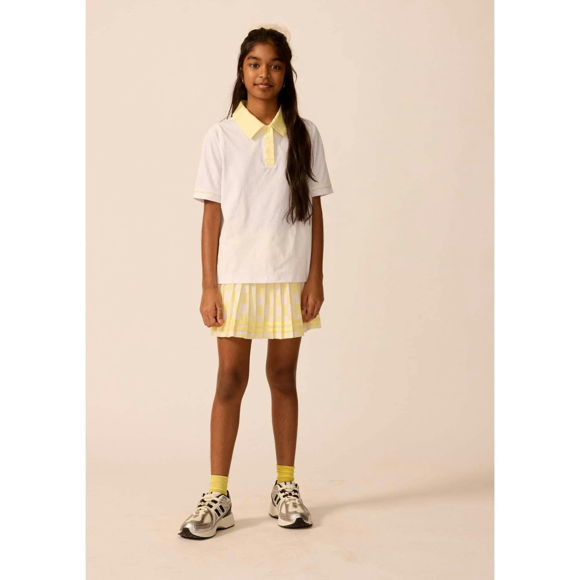 Tech Play Polo in Lemonade Trim