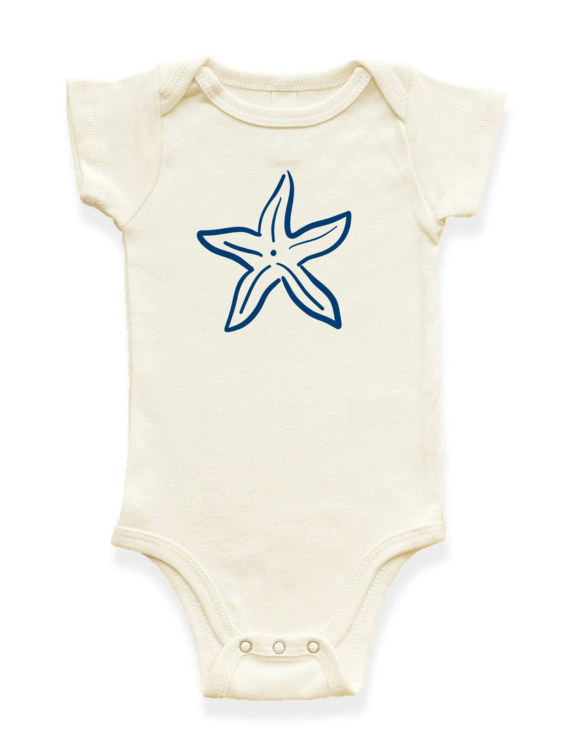 Starfish Organic Cotton Baby Bodysuit
