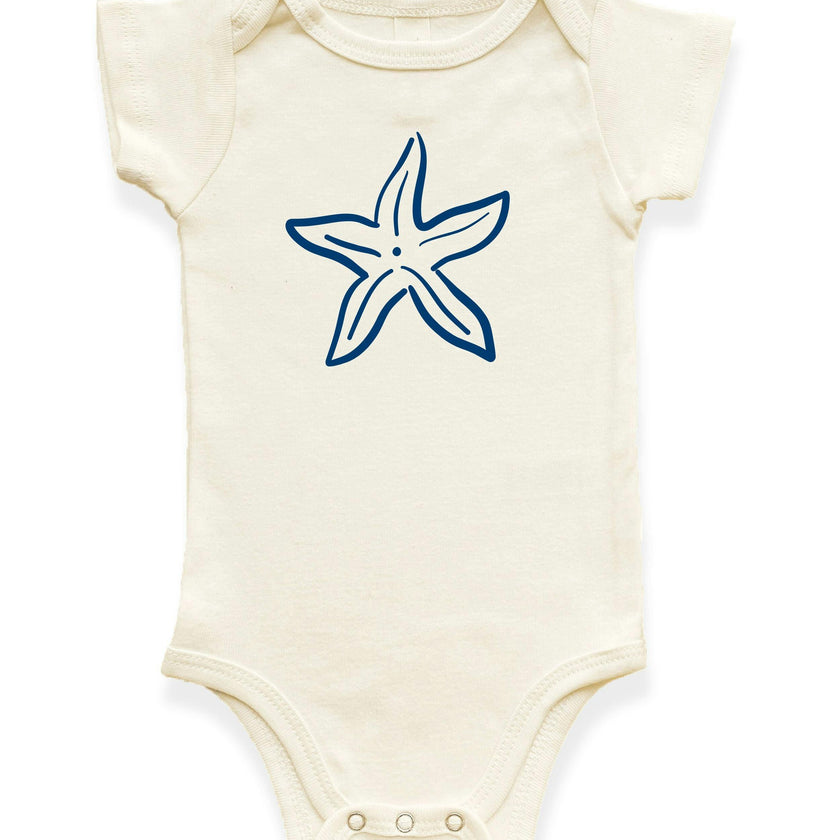 Starfish Organic Cotton Baby Bodysuit