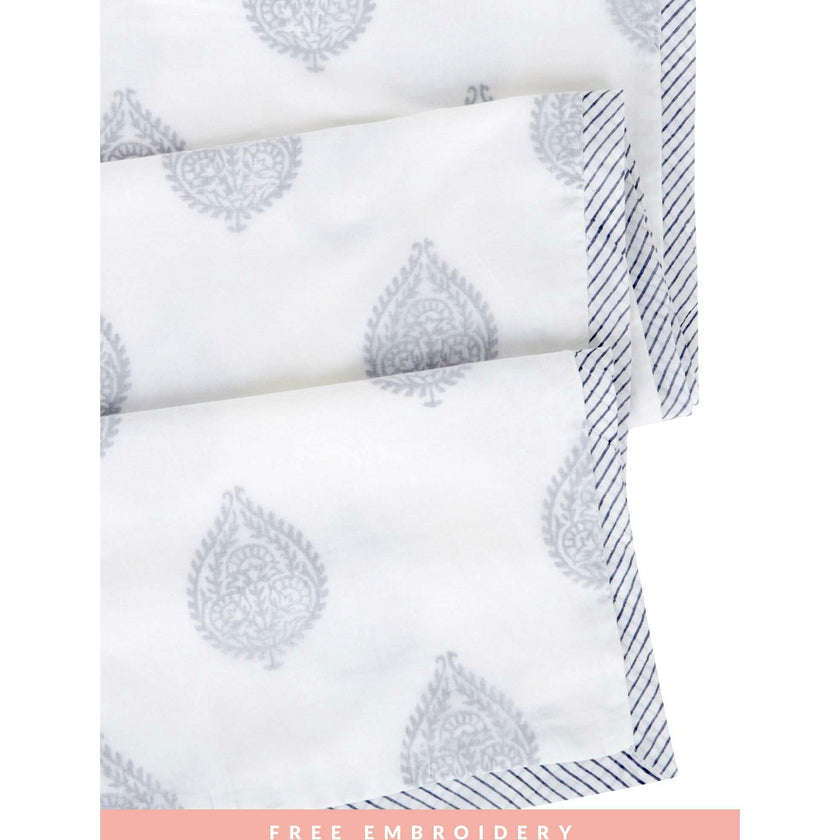 Block-Printed Cotton Dohar