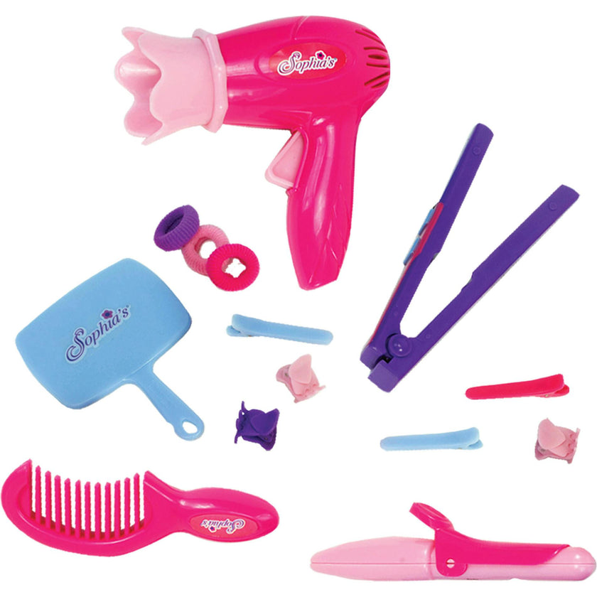 Sophia's 34 pcs Hair Salon Playset with Realistic Accessories for 18" Dolls