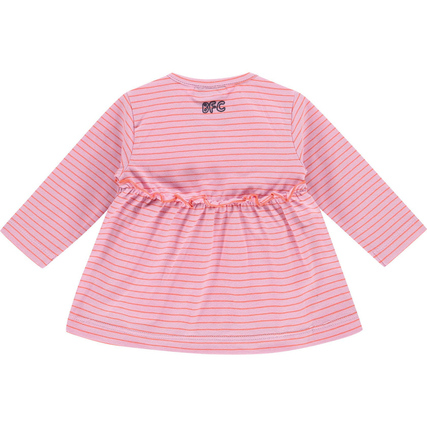 Striped Waist Cinched Tunic