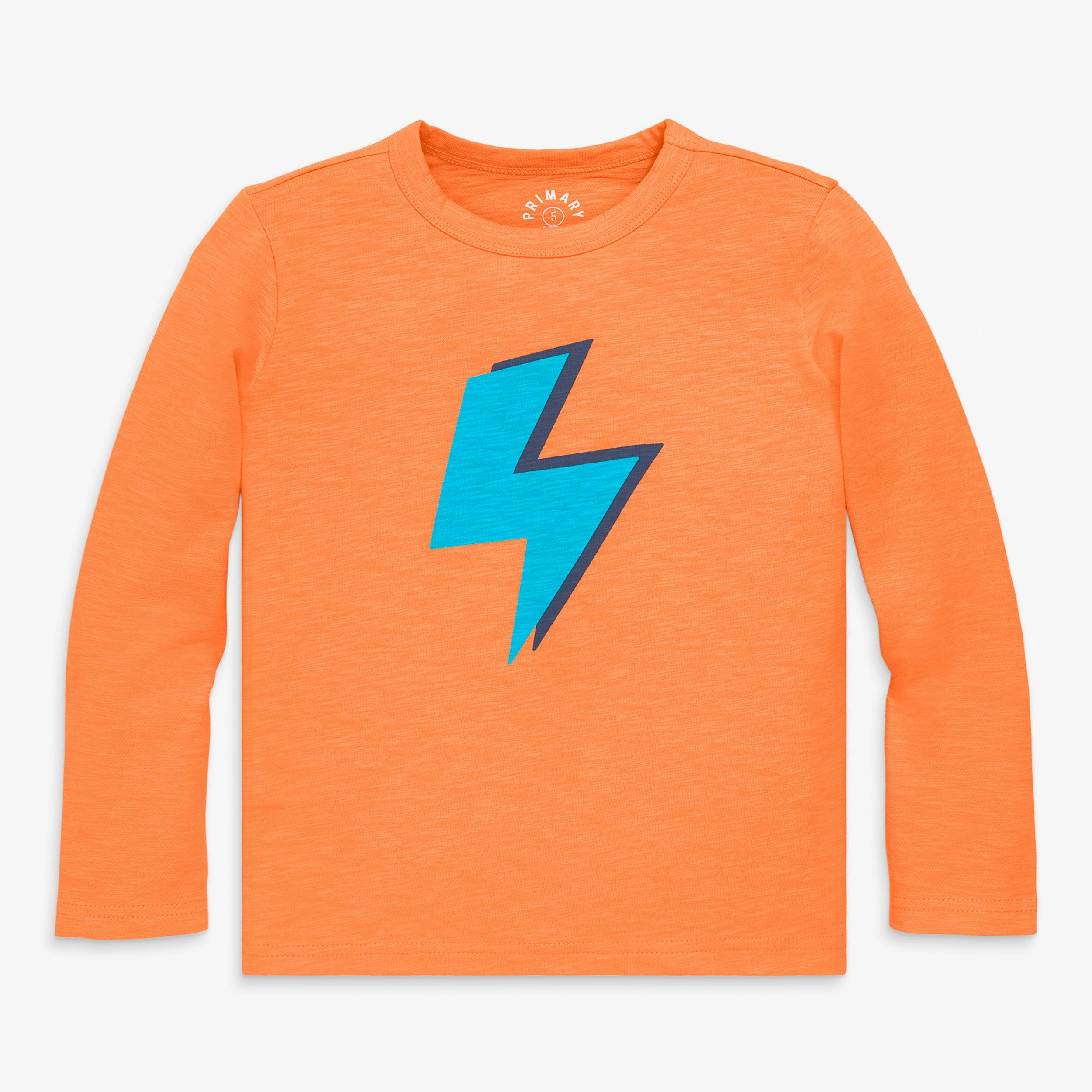 Kids long sleeve bolt tee
