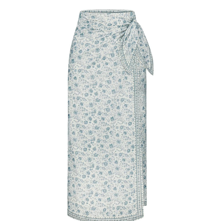 Savannah Skirt in Floral Blues