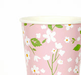 Set of 12 Ditsy Floral Cups