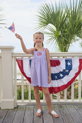 Evie Dress - Patriotic Plaid