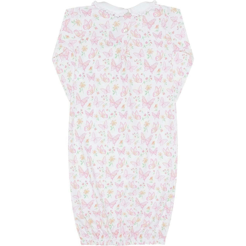 Butterflies Print Gown