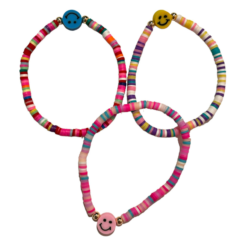 Smiley Rainbow Bracelets