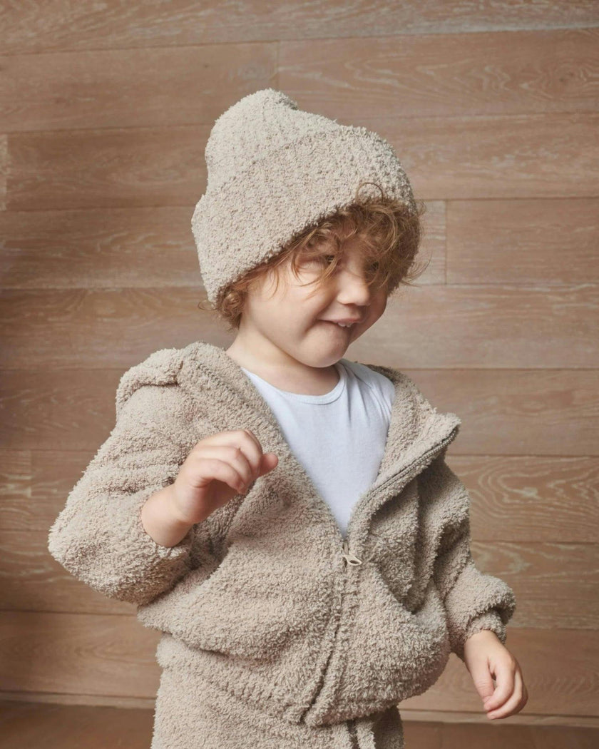 Ribbed Beanie - Fuzzy