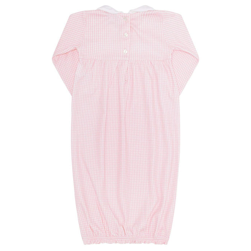 Gingham Smocked Gown
