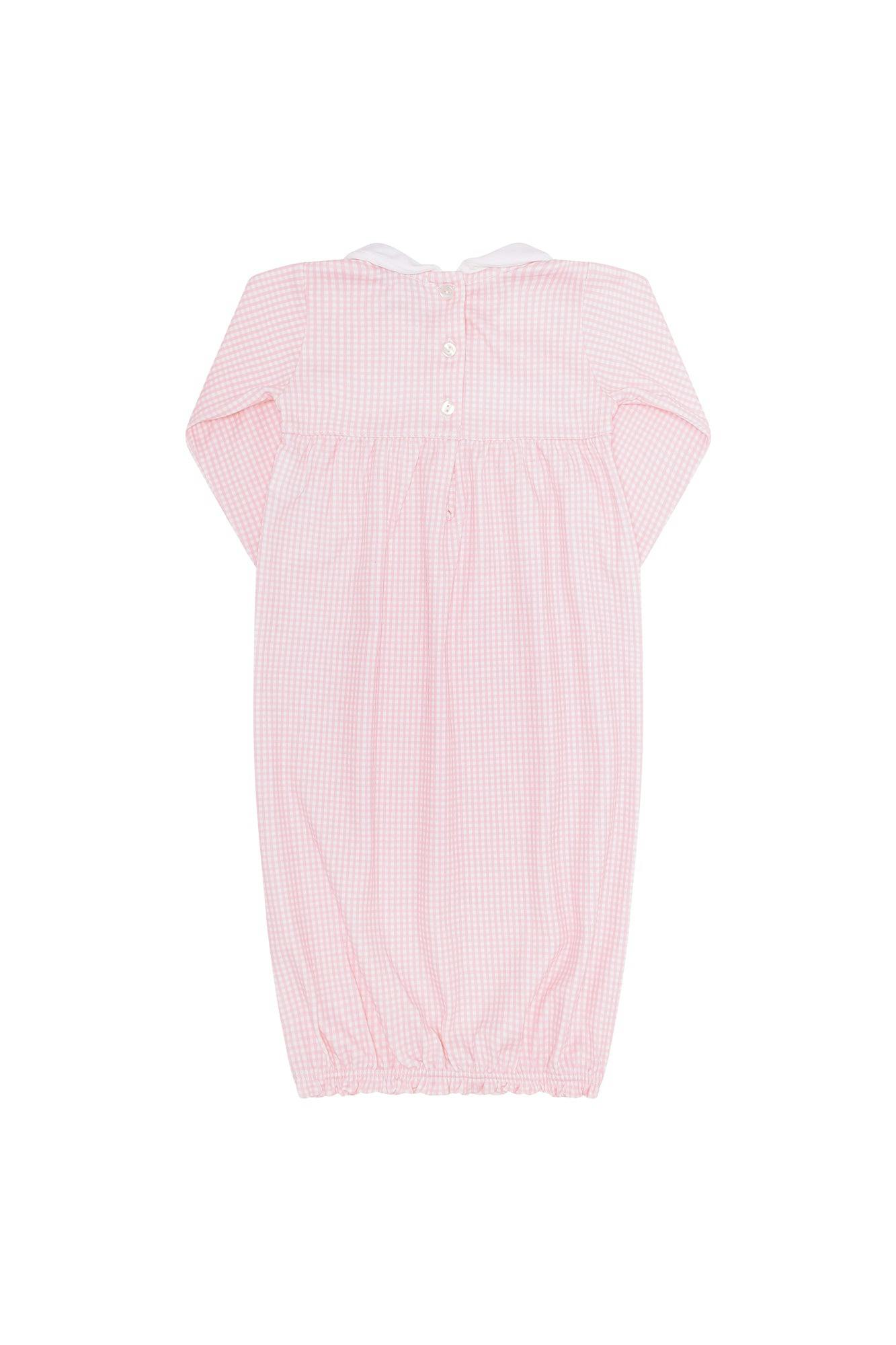 Gingham Smocked Gown