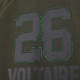 ZADIG & VOLTAIRE Club Voltaire Embellished T-shirt Dress