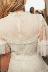Whimsical Dress in White
