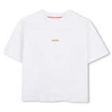 White Graphic Logo T‑Shirt