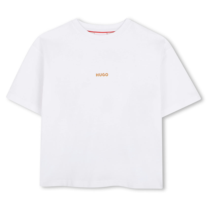 White Graphic Logo T‑Shirt