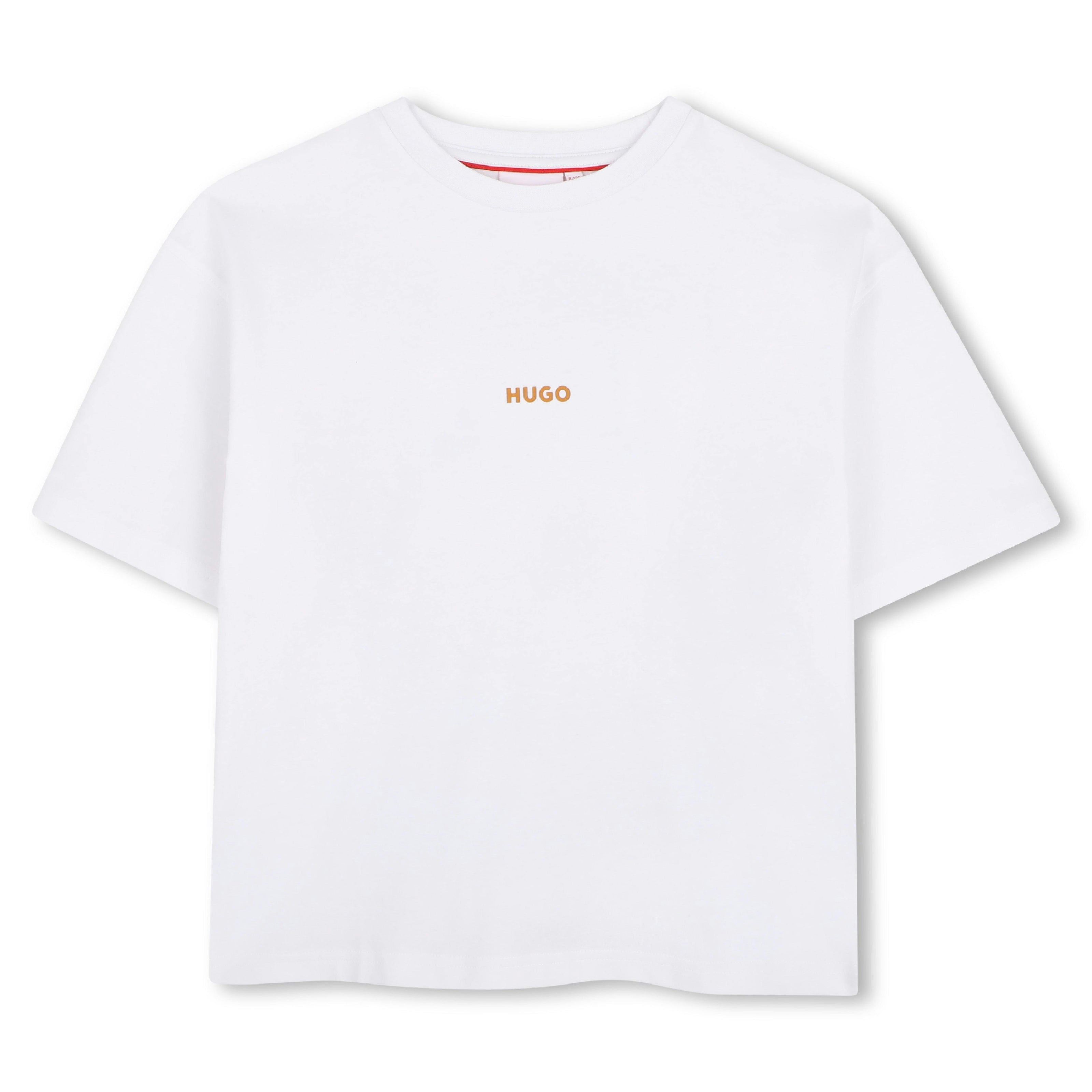 White Graphic Logo T‑Shirt