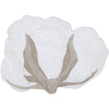 Cotton Flower Washable Rug