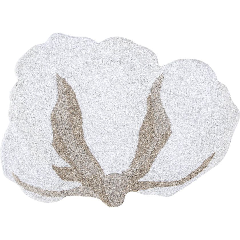 Cotton Flower Washable Rug