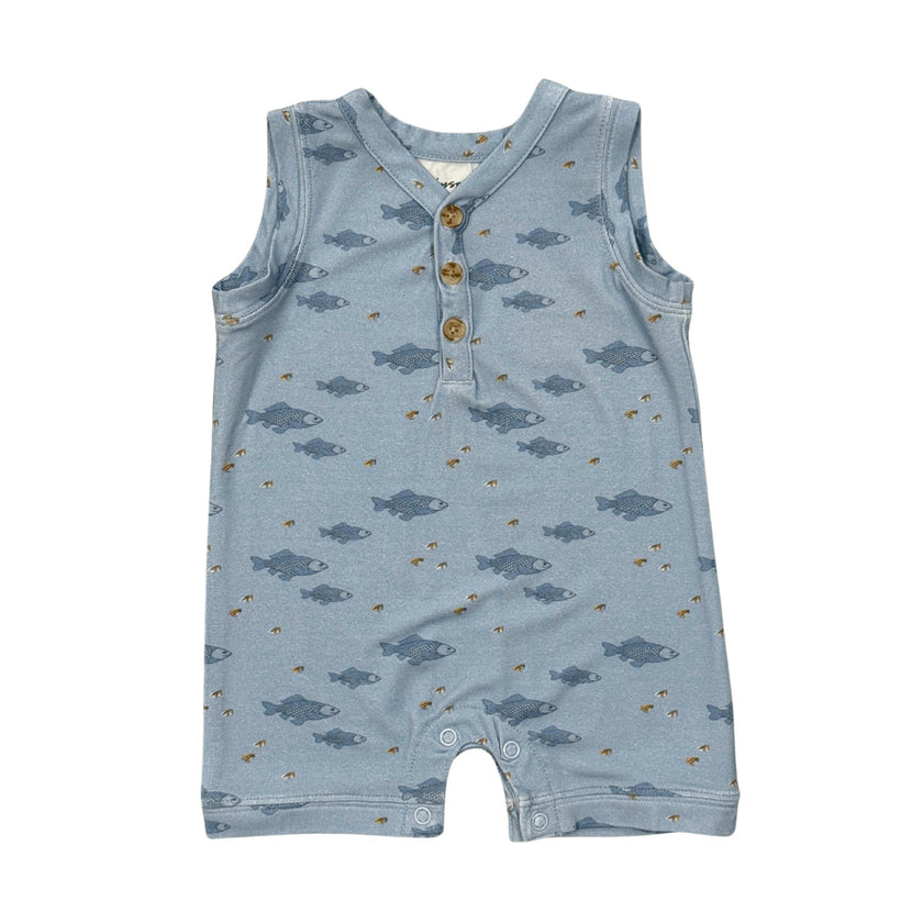 Boy's Sleeveless Romper