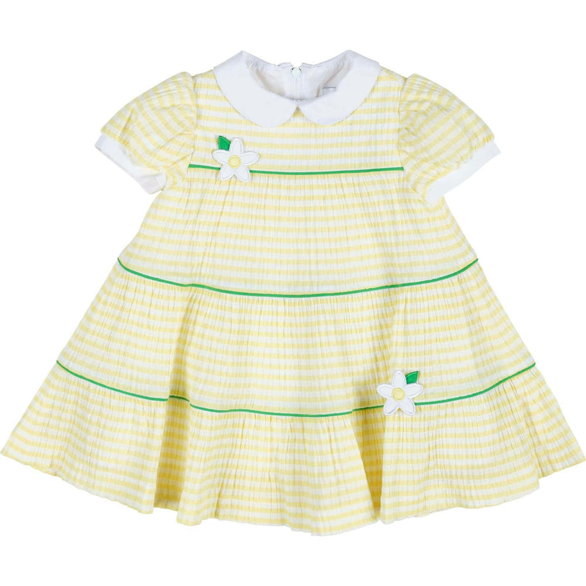 Stripe Dress With Flowers