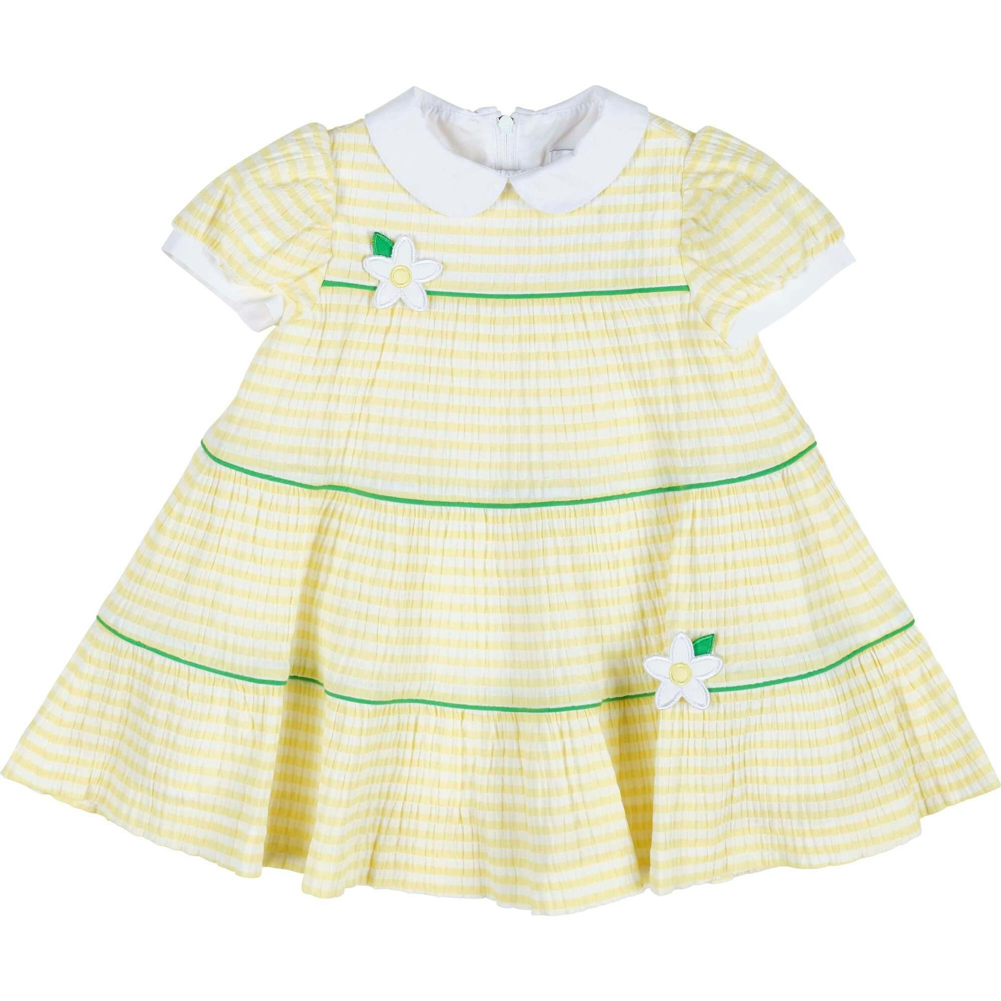 Stripe Dress With Flowers