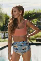 Maggie Reversible Top in Coast to Coast