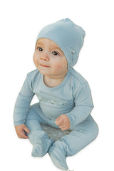 Balerina Plane Print Onesie with Hat