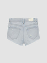 Lucy Jean Shorts High Rise Cut Off | Poolside Distressed