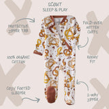 SCOUT Sleep & Play Baby Boys Pajamas