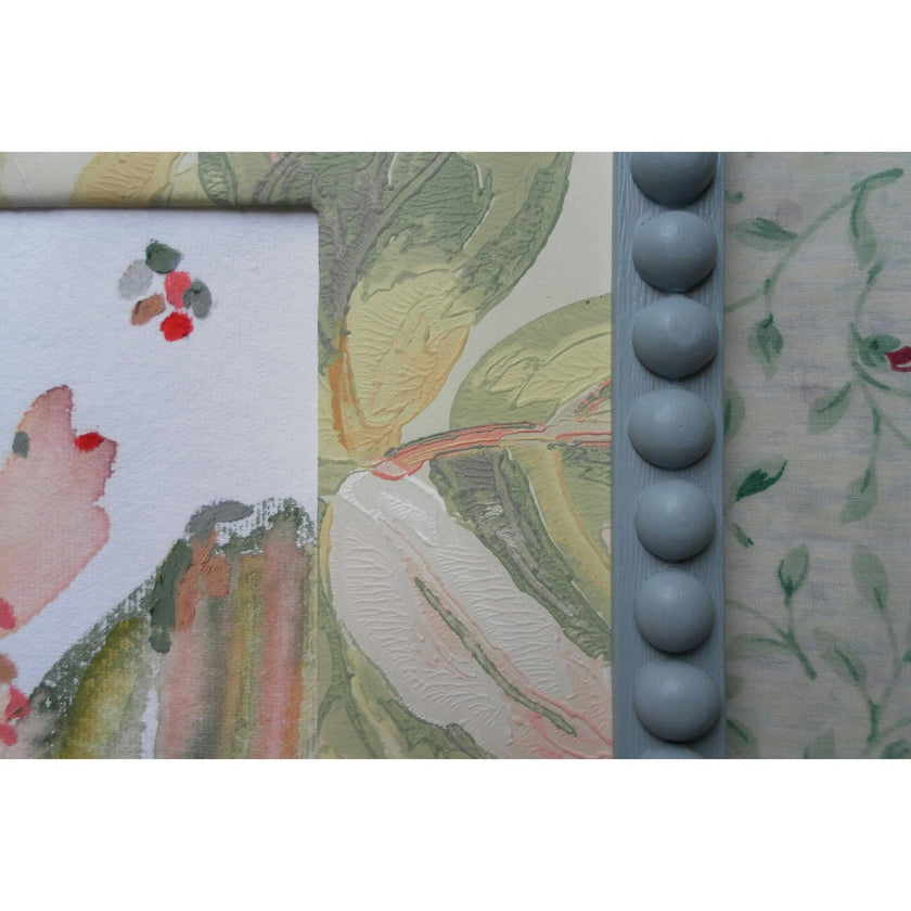 Slow Seeds No. 10 – Original Watercolor & Oil Pastel Painting