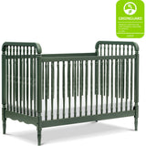 Liberty 3-In-1 Convertible Spindle Crib With Toddler Bed Conversion Kit